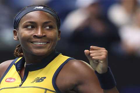 Coco Gauff storms into Australian Open quarterfinals