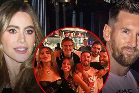 Sofia Vergara Runs Into Lionel Messi at Restaurant, Tears Up Dancefloor