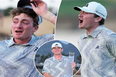 Nick Dunlap becomes first amateur to win PGA Tour event in 33 years