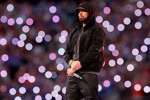 Eminem Loses It When Camera Catches Him Cheering on Beloved Detroit Lions During Playoff Win
