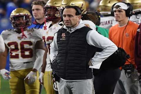 Boston College coach Jeff Hafley leaving for Packers shows college football ‘spiraling out of..