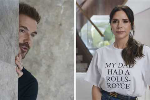 David And Victoria Beckham Just Poked Fun At That Viral Docuseries Meme In An Iconic New Commercial,..
