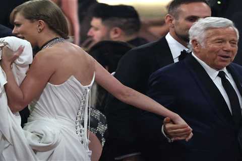Taylor Swift embraces Robert Kraft at 2024 Grammys after ‘magnet’ praise