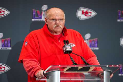 Andy Reid responds to odd Taylor Swift-Joe Biden conspiracy question before Super Bowl 2024