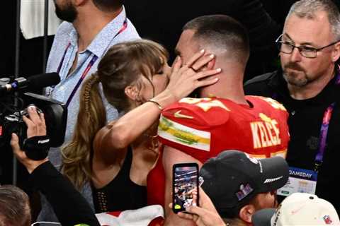 Watch Taylor Swift Kiss an Emotional Travis Kelce After Kansas City Chiefs’ Super Bowl 2024 Victory