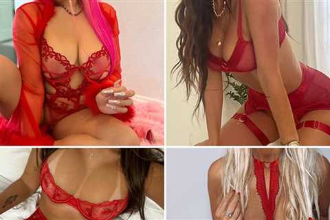 Red-Hot Ladies In Lingerie -- Guess Who!