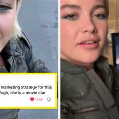 People Are Obsessed With Marvel Letting Florence Pugh Post A Rare Behind-The-Scenes Look At Her..