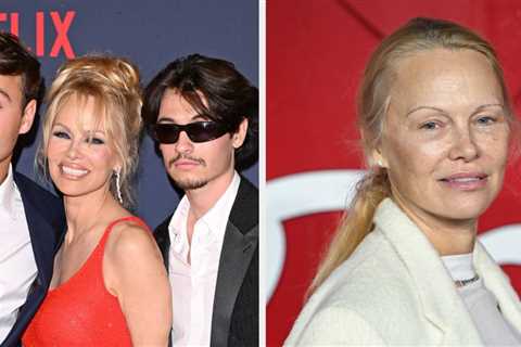 Pamela Anderson Revealed That Her Sons Were Initially “Horrified” When She Decided To Ditch Her..