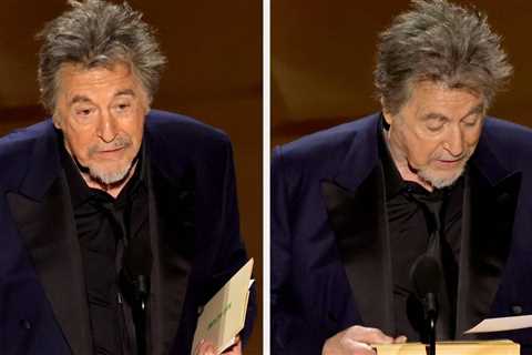 Here’s What An Oscars Producer Had To Say About Al Pacino’s “Confusing” Best Picture Reveal