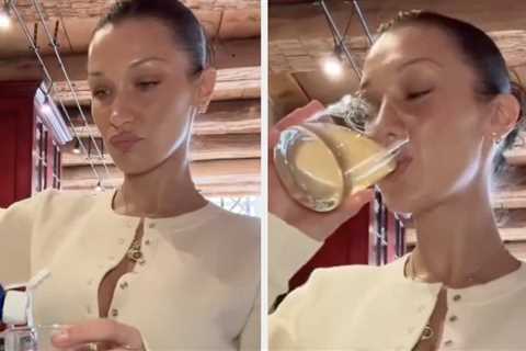 Bella Hadid's Ridiculously Over-The-Top Morning Routine Is Going Viral, Like Really, It's A Lot