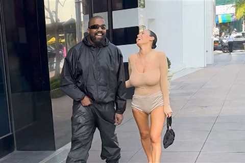 Kanye West, Nearly-Naked Bianca Censori Hit Cheesecake Factory for Lunch