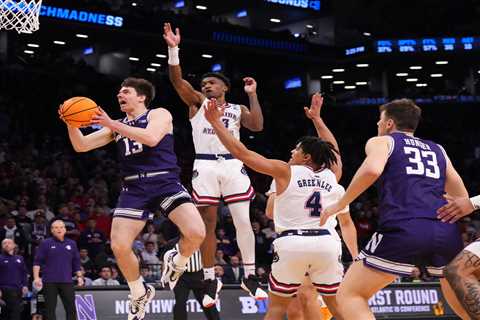 Northwestern survives Florida Atlantic in frenzied March Madness overtime finish