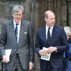 Prince William Attends Funeral of Major Mike Sadler