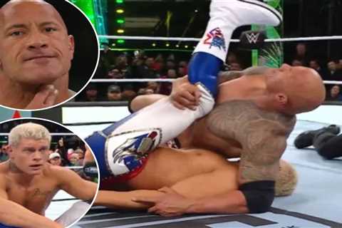 The Rock pins Cody Rhodes in smashing in-ring return to cap stellar WWE WrestleMania 40 Night 1