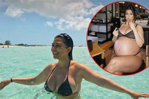 Kourtney Kardashian Slams Pressure to Bounce Back in Postpartum Bikini Pic