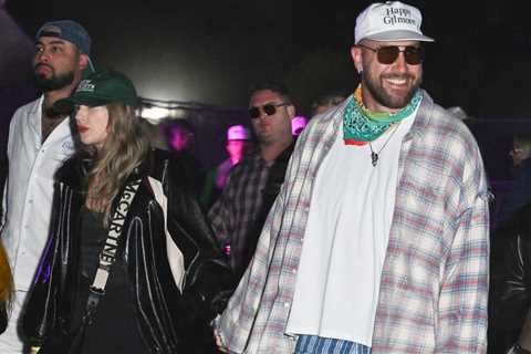 Taylor Swift & Travis Kelce Dance to Ice Spice, Support Jack Antonoff at Coachella 2024