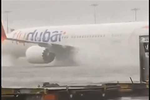 Video Shows Dubai Airport Flooded After Massive Rain Storm