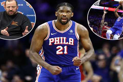 Joel Embiid shows why he’s still daunting Knicks challenge even at less than 100 percent