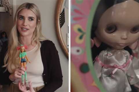 Emma Roberts Showed Off Her Doll Wall, And It's Officially The Creepiest Thing I've Ever Seen In My ..