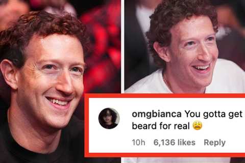 People Are Thirsting Over Mark Zuckerberg's Fake Beard And His Silver Chain Swagger