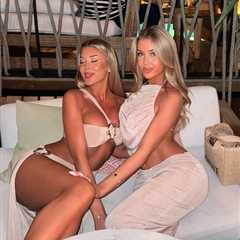 Love Island twins Jess and Eve Gale celebrate 25th birthday in style