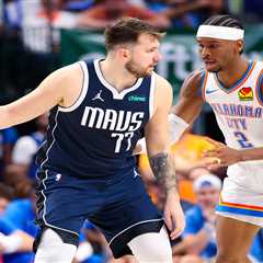 Banged-up Luka Doncic, Kyrie Irving propel Mavericks to key Game 3 win over Thunder