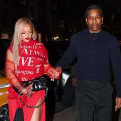 Rihanna Had a Red Hot Mother’s Day While Out With A$AP Rocky in NYC