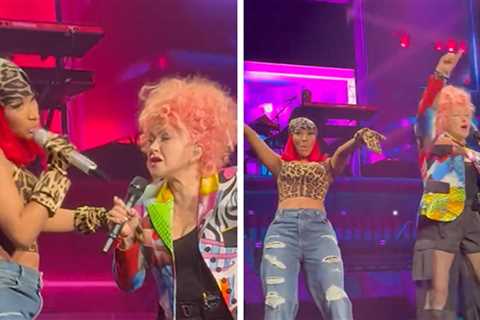 Nicki Minaj Brings Out Cyndi Lauper for 'Pink Friday Girls' Duet