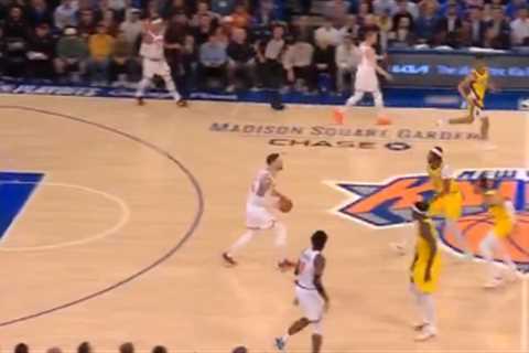 Isaiah Hartenstein hits wild half-court shot at buzzer to give Knicks life before halftime