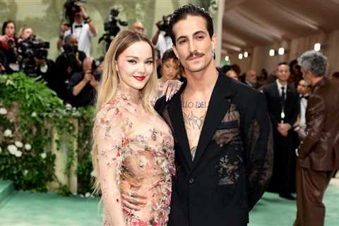 Dove Cameron & Damiano David Cozy Up on the 2024 Met Gala Red Carpet