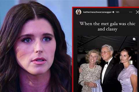 Katherine Schwarzenegger Shades Met Gala, No Longer 'Chic & Classy'