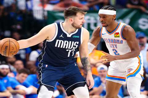 Banged-up Luka Doncic, Kyrie Irving propel Mavericks to key Game 3 win over Thunder