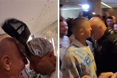 Tyson Fury's Dad Bloodied After Headbutting Oleksandr Usyk's Team Member