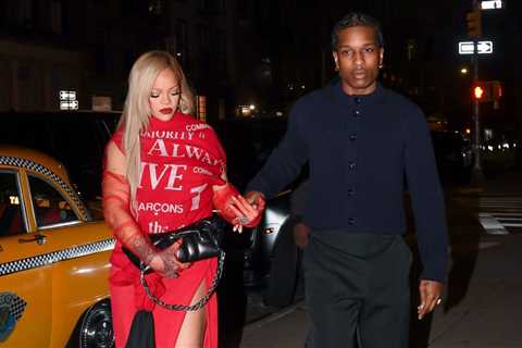 Rihanna Had a Red Hot Mother’s Day While Out With A$AP Rocky in NYC