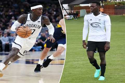 Nets guard Dennis Schroder makes professional soccer debut in Germany