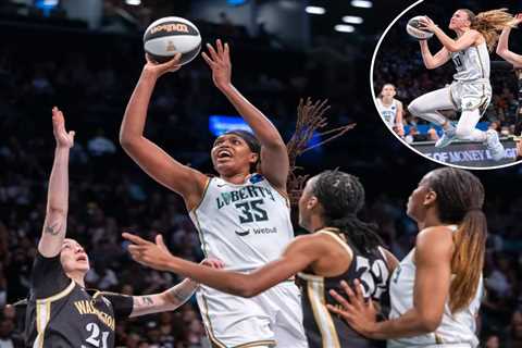 Liberty survive scare from winless Mystics for seventh straight victory