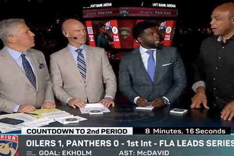 Charles Barkley jokes about losing TNT job, drops F-bomb on Stanley Cup Final broadcast