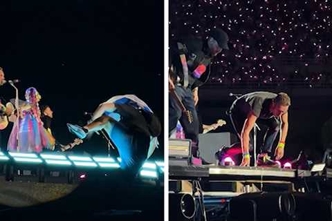 Coldplay Pauses Concert After Man With Israeli Flag Falls Trying To Rush Stage