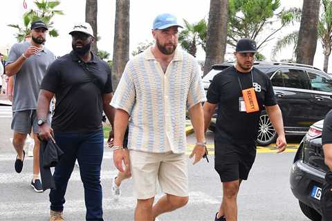 Travis Kelce Attends Cannes Lions Festival With Brother Jason Kelce