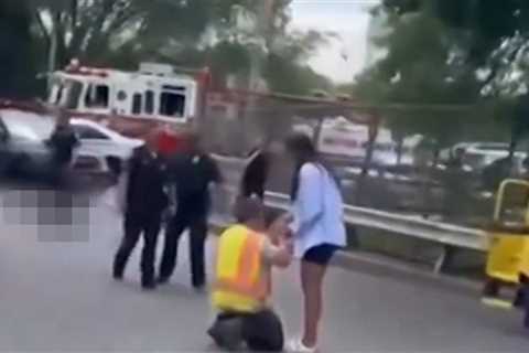 New Video Shows NYC Worker Devastated After Elderly Man's Decapitated in Accident