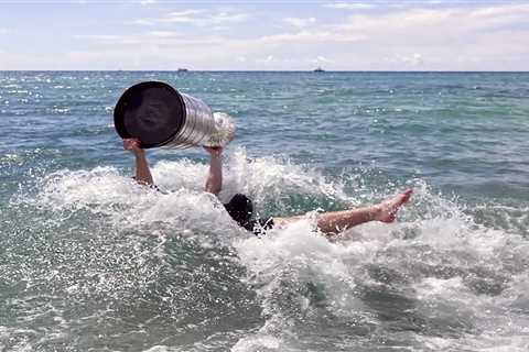 Panthers’ raucous Stanley Cup party begins with a dip in the ocean
