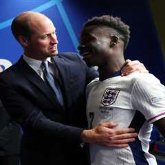 Prince William congratulates England hero Bukayo Saka on Euro 2024 semi-final win