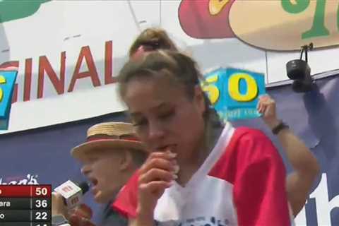 Nathan's Hot Dog Eating Contest: Miki Sudo & Patrick Bertoletti Win