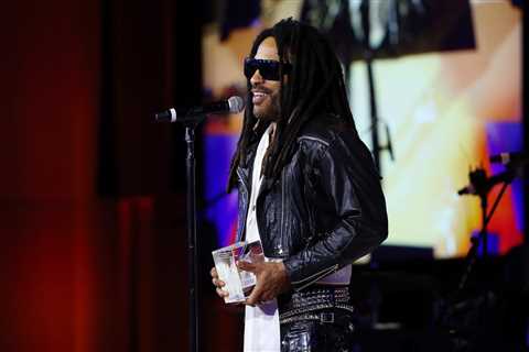 Watch the Adorable Moment Lenny Kravitz Picked Up & Hugged a Crying Fan at His Show