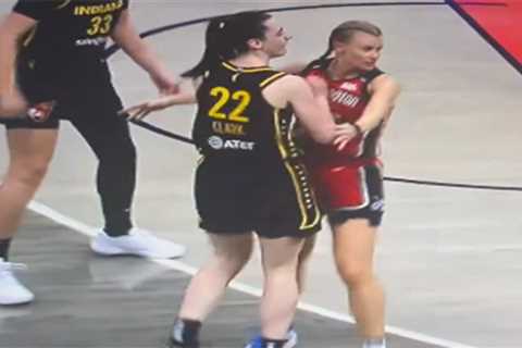 Caitlin Clark shoves Julie Vanloo, takes refs to task in chippy Fever loss to Mystics