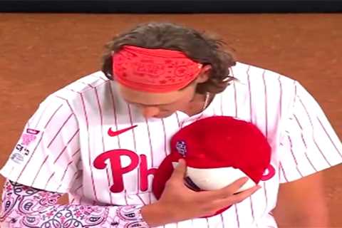 Alec Bohm couldn’t keep straight face during disaster Home Run Derby national anthem