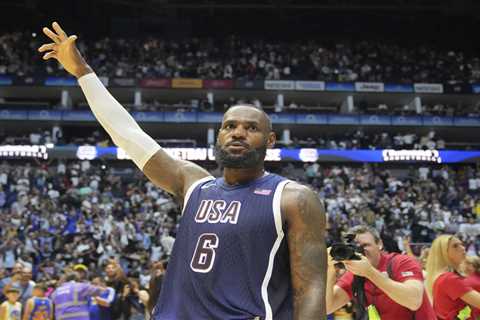 LeBron James named US flagbearer for Olympics 2024