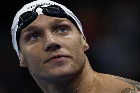 Caeleb Dressel finishes sixth in 50-meter freestyle shocker