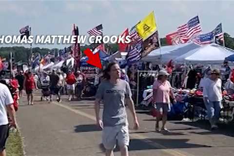 New Video Shows Trump Shooter Thomas Matthew Crooks At Rally Before Shooting