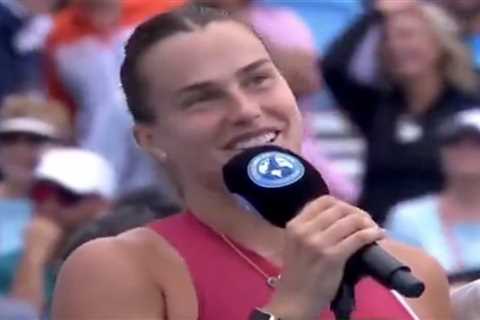 Aryna Sabalenka makes ‘boyfriends’ slip after winning Cincinnati Open